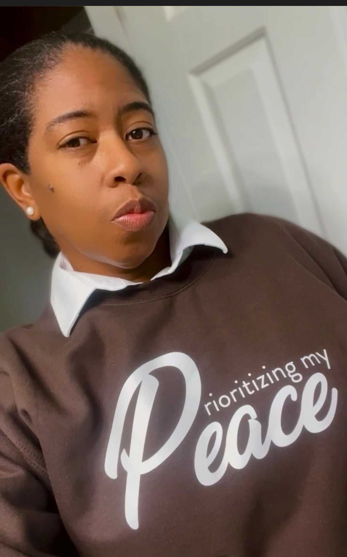 Prioritizing My Peace Sweatshirt