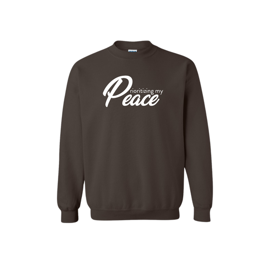 Prioritizing My Peace Sweatshirt