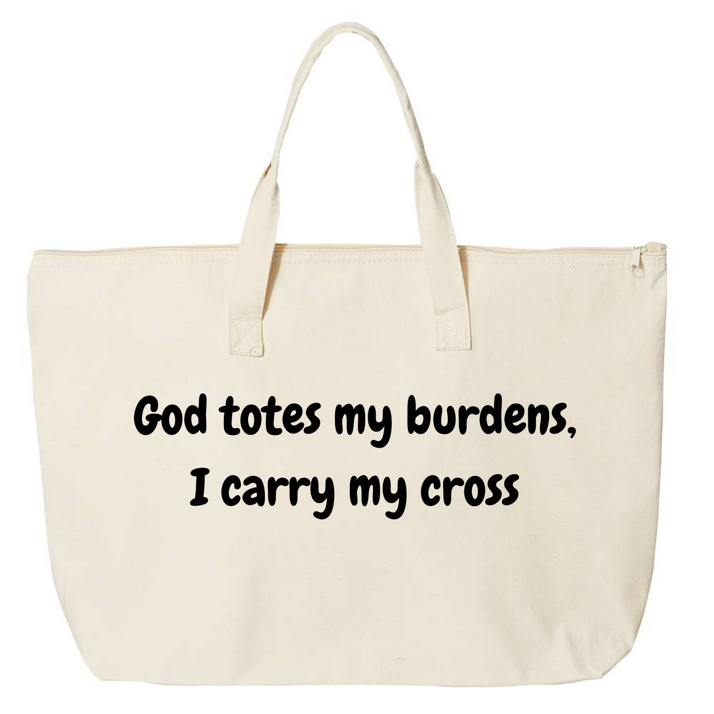 Carry My Cross Tote Bag