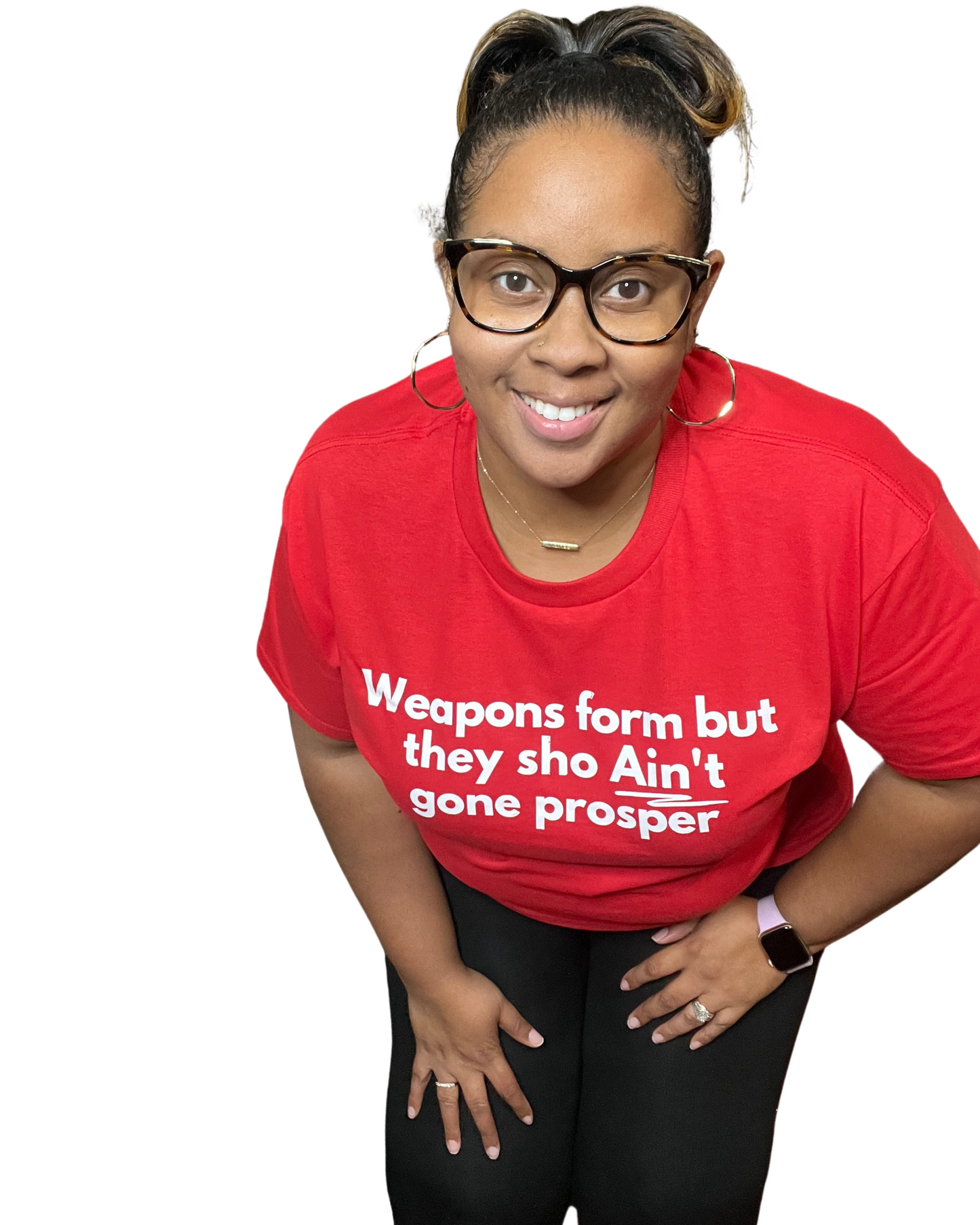 Weapons Won't Prosper T-shirt