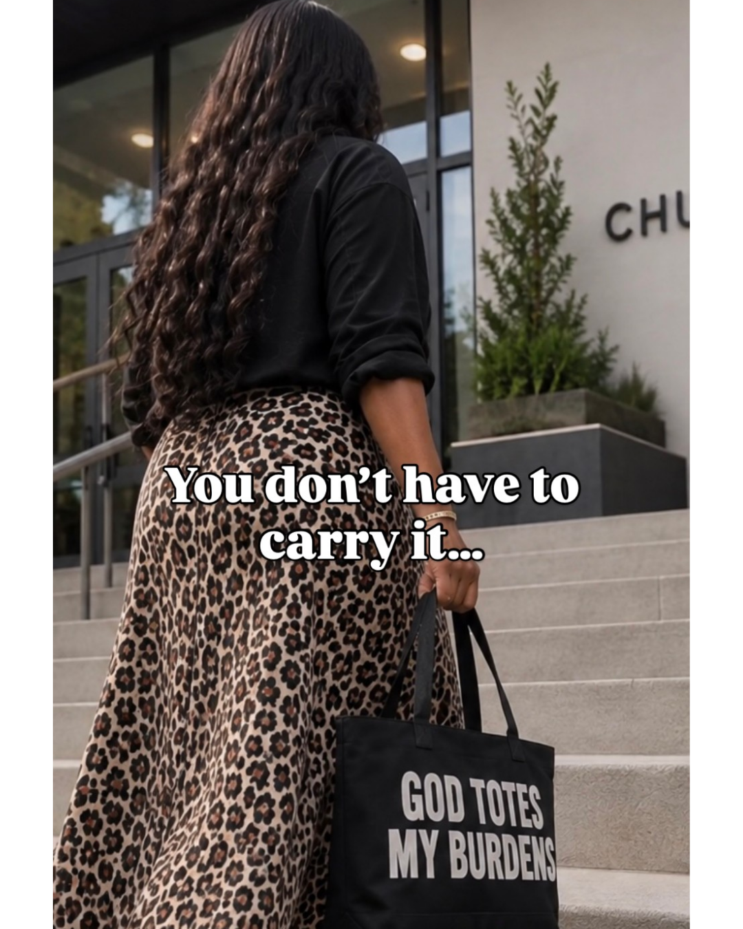GOD TOTES MY BURDENS TOTE BAG