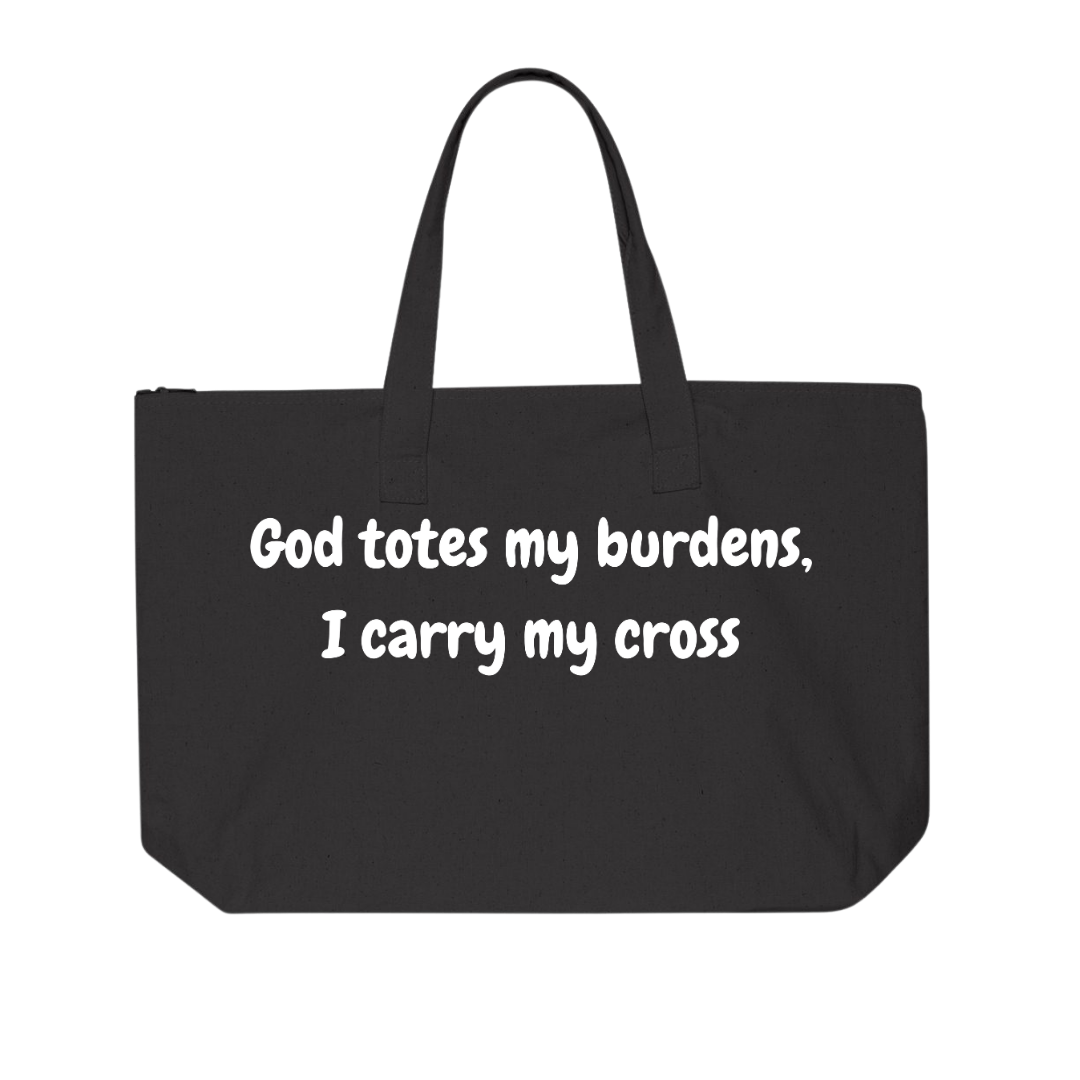 Carry My Cross Tote Bag