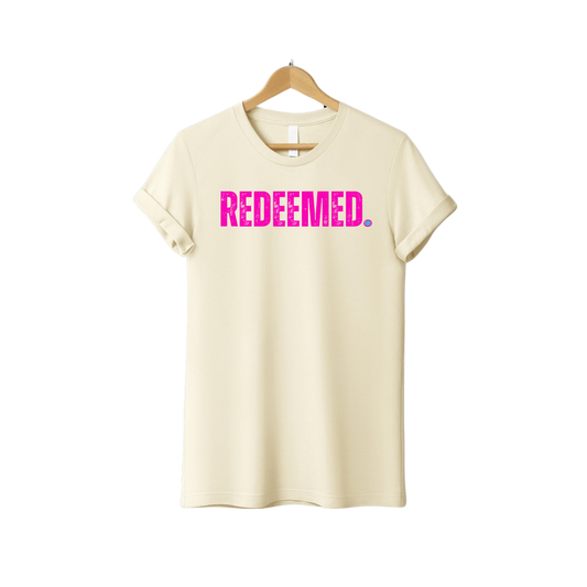 Redeemed period t-shirt