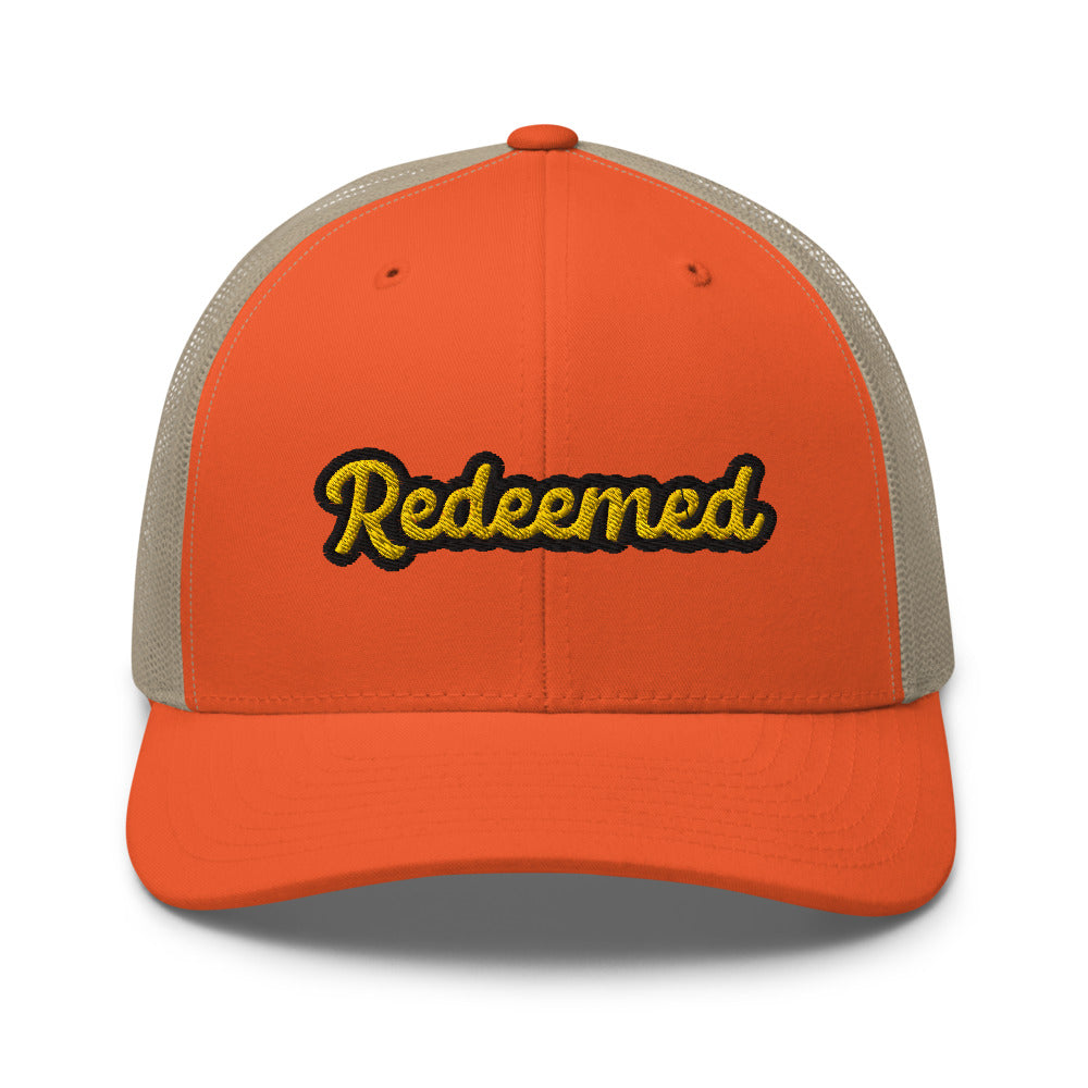 Redeemed trucker hat